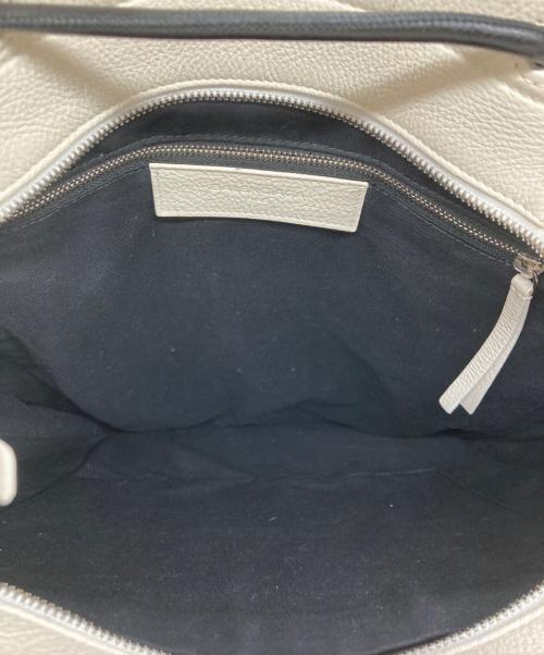 BALENCIAGA（バレンシアガ）BALENCIAGA (バレンシアガ) North South Leather Shopping Tote Bag Medium ホワイト サイズ:FREEの古着・服飾アイテム