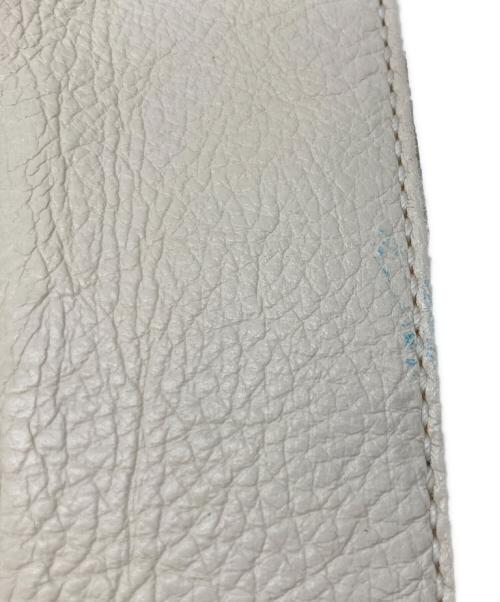 BALENCIAGA（バレンシアガ）BALENCIAGA (バレンシアガ) North South Leather Shopping Tote Bag Medium ホワイト サイズ:FREEの古着・服飾アイテム