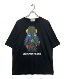 RAINMAKER（レインメーカー）の古着「VIVIANE SASSEN T-SHIRT」｜ブラック
