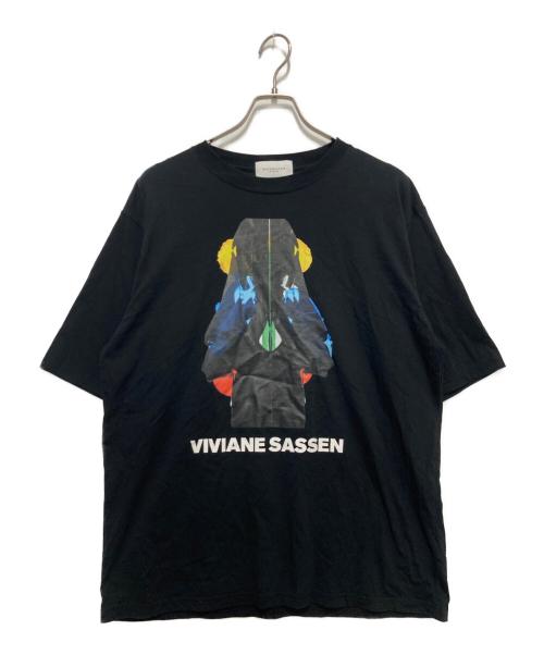 RAINMAKER（レインメーカー）RAINMAKER (レインメーカー) VIVIANE SASSEN T-SHIRT ブラック サイズ:4〈46〉の古着・服飾アイテム