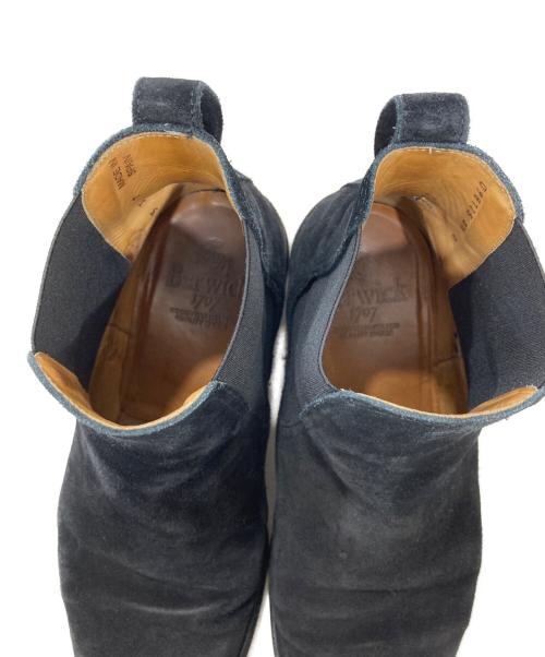 berwick（バーウィック）berwick (バーウィック) スウェードサイドゴアブーツ ブラック サイズ:SIZE 7の古着・服飾アイテム