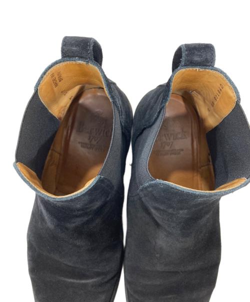 berwick（バーウィック）berwick (バーウィック) スウェードサイドゴアブーツ ブラック サイズ:SIZE 7の古着・服飾アイテム