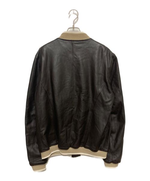 DELAN（デラン）DELAN (デラン) シープレザージャケット ブラウン サイズ:SIZE 52の古着・服飾アイテム
