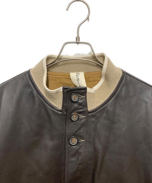 DELAN（デラン）DELAN (デラン) シープレザージャケット ブラウン サイズ:SIZE 52の古着・服飾アイテム