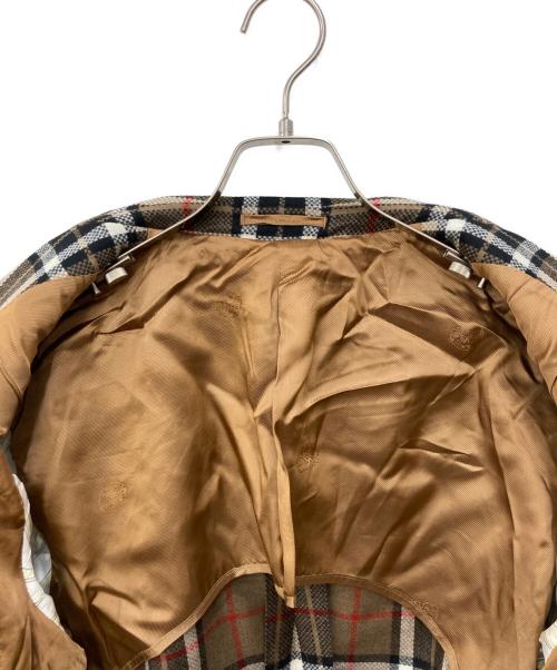 GABRIELE PASINI（ガブリエレパジーニ）GABRIELE PASINI (ガブリエレパジーニ) チェック柄テーラードジャケット ブラウン サイズ:SIZE 50の古着・服飾アイテム