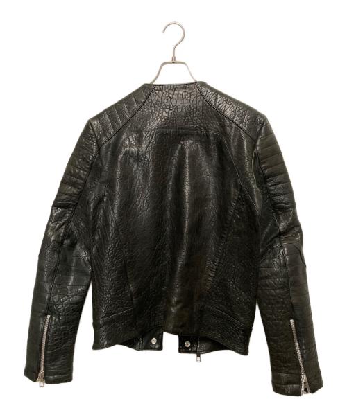 BALMAIN（バルマン）BALMAIN (バルマン) H&M (エイチアンドエム) レザージャケット ブラック サイズ:48の古着・服飾アイテム