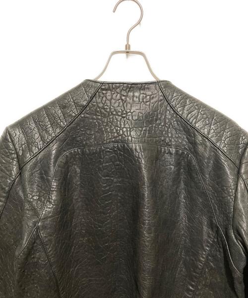 BALMAIN（バルマン）BALMAIN (バルマン) H&M (エイチアンドエム) レザージャケット ブラック サイズ:48の古着・服飾アイテム