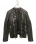 BALMAIN（バルマン）の古着「レザージャケット」｜ブラック