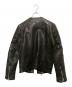 BALMAIN (バルマン) H&M (エイチアンドエム) レザージャケット ブラック サイズ:48：35000円