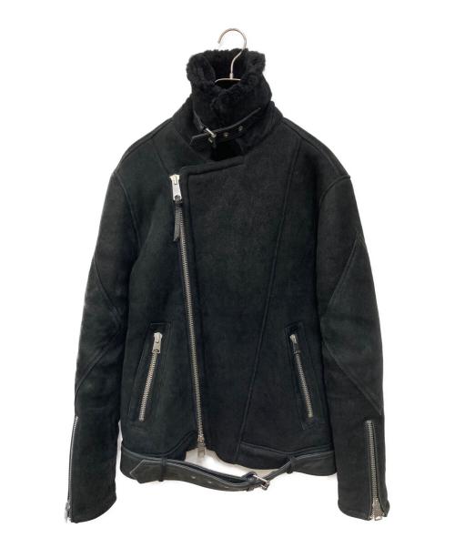 ALL SAINTS（オールセインツ）ALL SAINTS (オールセインツ) ムートンジャケット ブラック サイズ:Ｍの古着・服飾アイテム