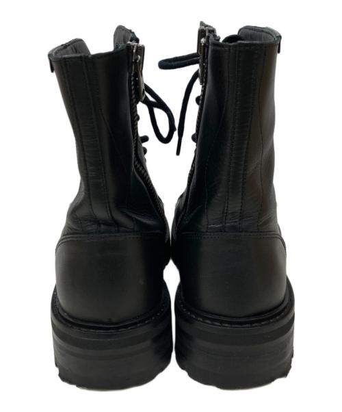 ALL SAINTS（オールセインツ）ALL SAINTS (オールセインツ) HANK LEATHER BOOTS ブラック サイズ:27の古着・服飾アイテム