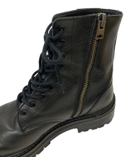 ALL SAINTS（オールセインツ）ALL SAINTS (オールセインツ) HANK LEATHER BOOTS ブラック サイズ:27の古着・服飾アイテム