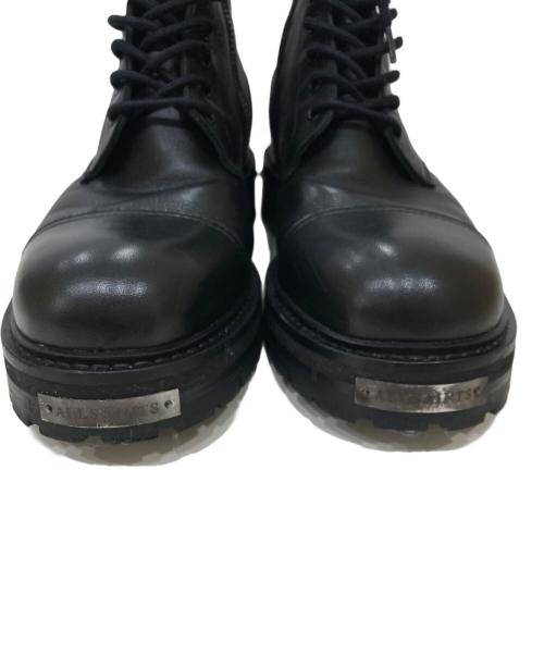 ALL SAINTS（オールセインツ）ALL SAINTS (オールセインツ) HANK LEATHER BOOTS ブラック サイズ:27の古着・服飾アイテム
