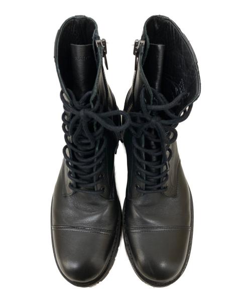 ALL SAINTS（オールセインツ）ALL SAINTS (オールセインツ) HANK LEATHER BOOTS ブラック サイズ:27の古着・服飾アイテム