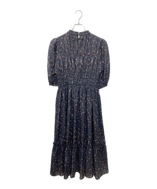 HER LIP TO（ハーリップトゥ）HER LIP TO (ハーリップトゥ) Autumn Floral Tiered Long Dress ブラック サイズ:Ｍ 未使用品の古着・服飾アイテム