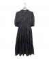 HER LIP TO（ハーリップトゥ）の古着「Autumn Floral Tiered Long Dress」｜ブラック