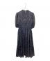 HER LIP TO (ハーリップトゥ) Autumn Floral Tiered Long Dress ブラック サイズ:Ｍ 未使用品：6000円