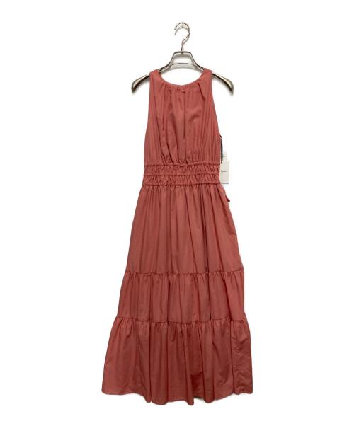 HER LIP TO（ハーリップトゥ）HER LIP TO (ハーリップトゥ) Riviera Bow Tiered Long Dress ピンク サイズ:Ｓ 未使用品の古着・服飾アイテム