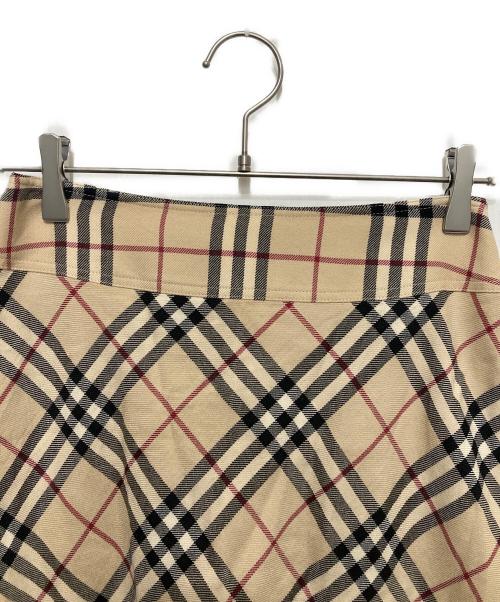 BURBERRY LONDON（バーバリーロンドン）BURBERRY LONDON (バーバリーロンドン) チェックスカート ベージュ サイズ:Sの古着・服飾アイテム