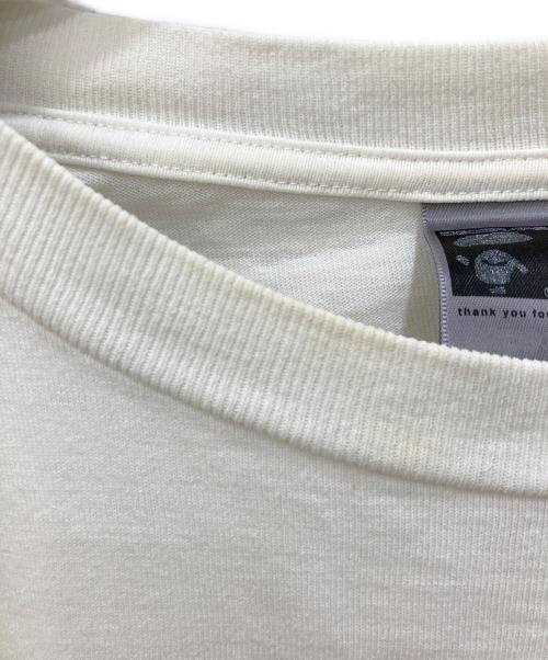 A BATHING APE（アベイシングエイプ）A BATHING APE (アベイシングエイプ) 90’s プリントTシャツ ホワイト サイズ:Lの古着・服飾アイテム