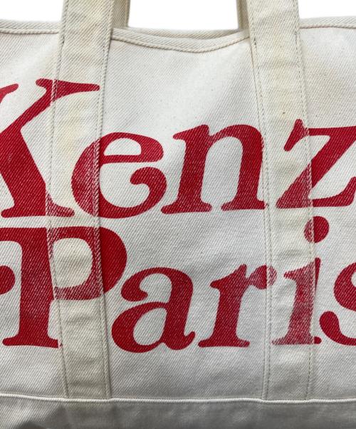 KENZO（ケンゾー）KENZO (ケンゾー) 24SS Verdy ロゴ トート ホワイトの古着・服飾アイテム