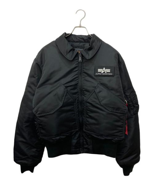 ALPHA（アルファ）ALPHA (アルファ) BACK FLYING A CORE SPEC ブラック サイズ:Lの古着・服飾アイテム