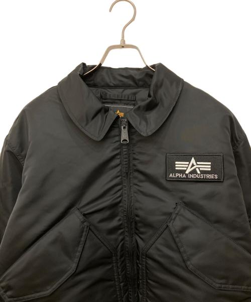 ALPHA（アルファ）ALPHA (アルファ) BACK FLYING A CORE SPEC ブラック サイズ:Lの古着・服飾アイテム