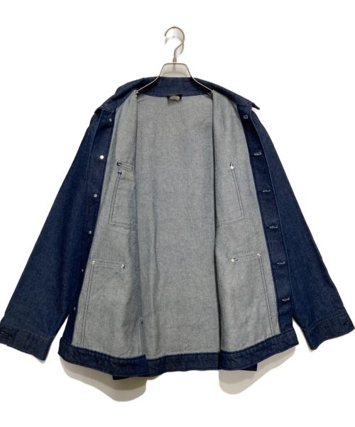 PRISON BLUES（プリズンブルース）PRISON BLUES (プリズンブルース) Denim Yard Coat インディゴ サイズ:01の古着・服飾アイテム