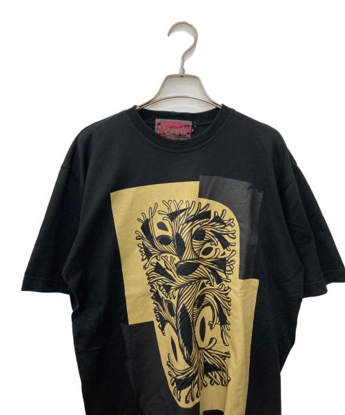 NEMETH（ネメス）Nemeth (ネメス) グラフィックtシャツ ブラック サイズ:Ｍの古着・服飾アイテム