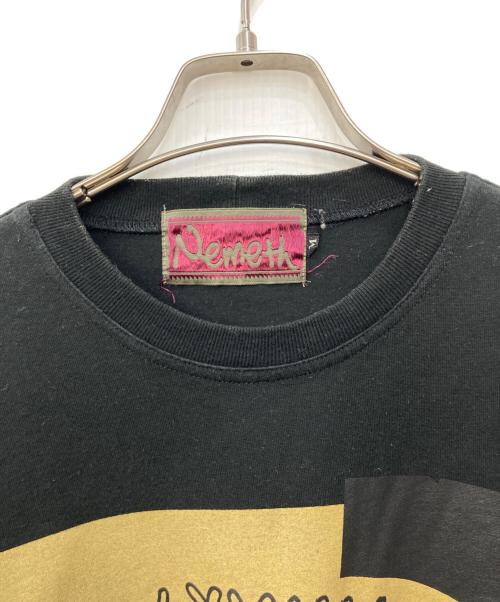 NEMETH（ネメス）Nemeth (ネメス) グラフィックtシャツ ブラック サイズ:Ｍの古着・服飾アイテム