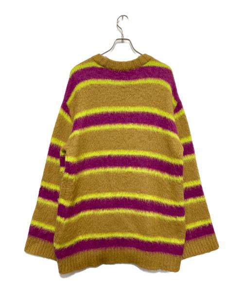 ANDERSSON BELL（アンダーソンベル）ANDERSSON BELL (アンダーソンベル) ALPACA STRIPE SWEATER イエロー×レッド サイズ:Lの古着・服飾アイテム