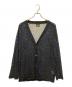 Needles（ニードルズ）の古着「V Neck Cardigan - Poly Mesh / Floral Printed」｜ネイビー
