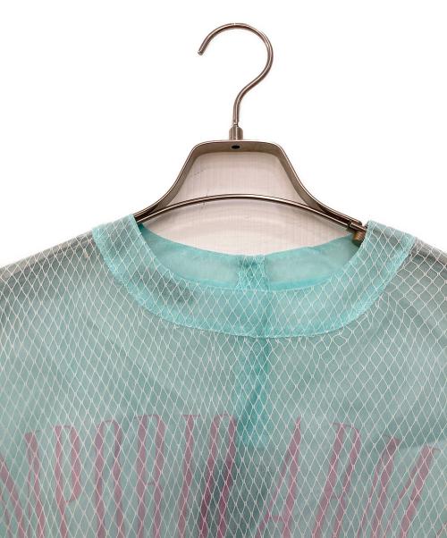 EMPORIO ARMANI（エンポリオアルマーニ）EMPORIO ARMANI (エンポリオアルマーニ) メッシュカットソー グリーン サイズ:40 未使用品の古着・服飾アイテム