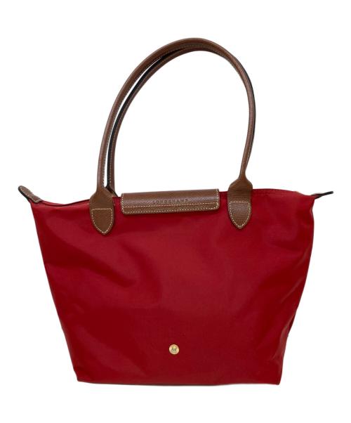 LONGCHAMP（ロンシャン）LONGCHAMP (ロンシャン) ル・プリアージュ ハンドバッグ レッドの古着・服飾アイテム