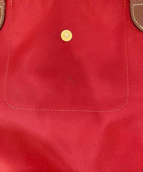 LONGCHAMP（ロンシャン）LONGCHAMP (ロンシャン) ル・プリアージュ ハンドバッグ レッドの古着・服飾アイテム