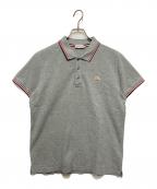 MONCLERモンクレール）の古着「MAGLIA POLO MANICA CORTA」｜グレー