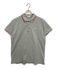 MONCLER（モンクレール）の古着「MAGLIA POLO MANICA CORTA」｜グレー