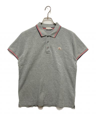MONCLER モンクレール 鹿子 半袖 ポロシャツ グレー 中古・古着通販】MONCLER (モンクレール) MAGLIA POLO MANICA CORTA