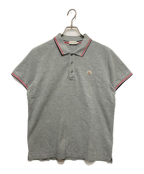 MONCLER（モンクレール）MONCLER (モンクレール) MAGLIA POLO MANICA CORTA グレー サイズ:Lの古着・服飾アイテム