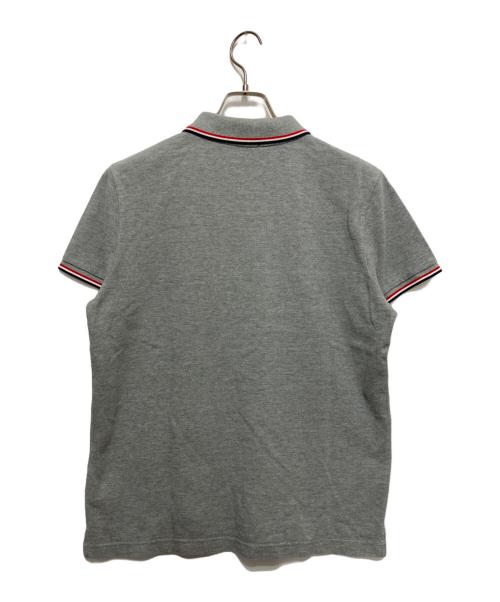 MONCLER（モンクレール）MONCLER (モンクレール) MAGLIA POLO MANICA CORTA グレー サイズ:Lの古着・服飾アイテム