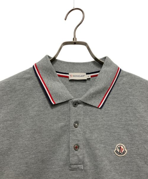 MONCLER（モンクレール）MONCLER (モンクレール) MAGLIA POLO MANICA CORTA グレー サイズ:Lの古着・服飾アイテム