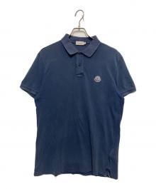MONCLER（モンクレール）の古着「MAGLIA POLO MANICA CORTA」｜ネイビー