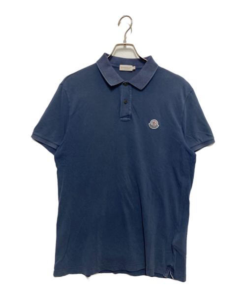 MONCLER（モンクレール）MONCLER (モンクレール) MAGLIA POLO MANICA CORTA ネイビー サイズ:Lの古着・服飾アイテム