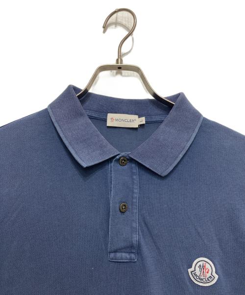 MONCLER（モンクレール）MONCLER (モンクレール) MAGLIA POLO MANICA CORTA ネイビー サイズ:Lの古着・服飾アイテム