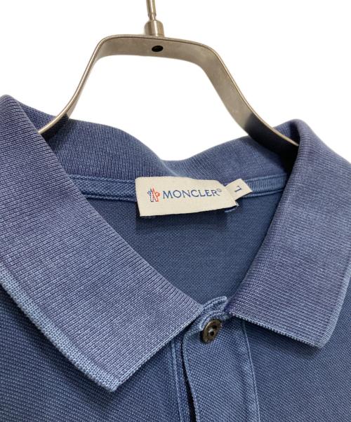 MONCLER（モンクレール）MONCLER (モンクレール) MAGLIA POLO MANICA CORTA ネイビー サイズ:Lの古着・服飾アイテム