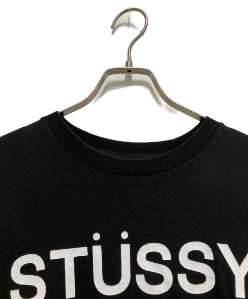 stussy（ステューシー）stussy (ステューシー) LOCAL NO.4プリントTシャツ ブラック サイズ:Lの古着・服飾アイテム