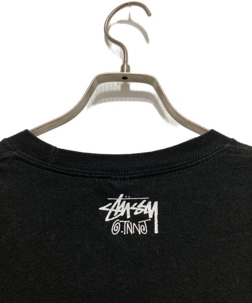 stussy（ステューシー）stussy (ステューシー) LOCAL NO.4プリントTシャツ ブラック サイズ:Lの古着・服飾アイテム