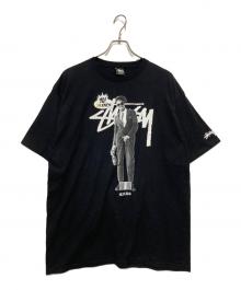 stussy（ステューシー）の古着「YO! MTV RAPS コラボ Tシャツ SLICK RICK」｜ブラック