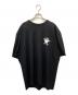 stussy（ステューシー）の古着「クラウンプリントtシャツ」｜ブラック