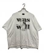 KOLORカラー）の古着「WAS IS WILL クルーネック Tシャツ」｜ホワイト